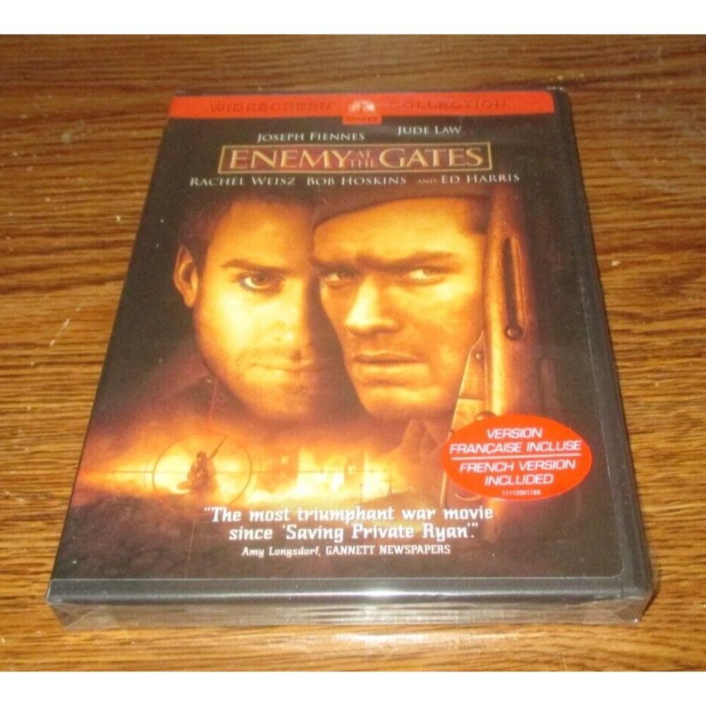 Enemy at the Gates (DVD, 2001, Canadian) (Unopened)